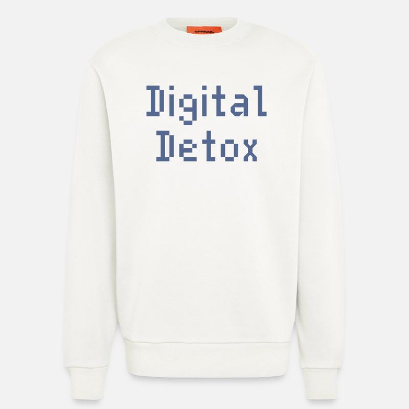 Pixel Grid Digital Toolkit - Sweatshirt - made by SPREAD  - OFF WHITE