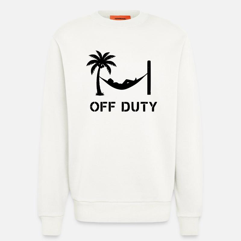 Hängematte Off Duty Feierabend - Sweatshirt - made by SPREAD  - OFF WHITE