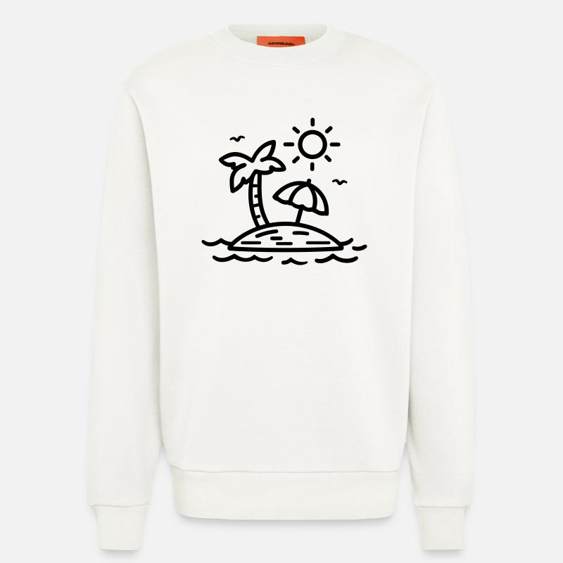 Strand - Sweatshirt - made by SPREAD  - OFF WHITE