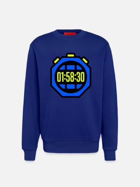 Stopwatch Best Time Half Marathon - Sweatshirt - made by SPREAD  - OFF WHITE