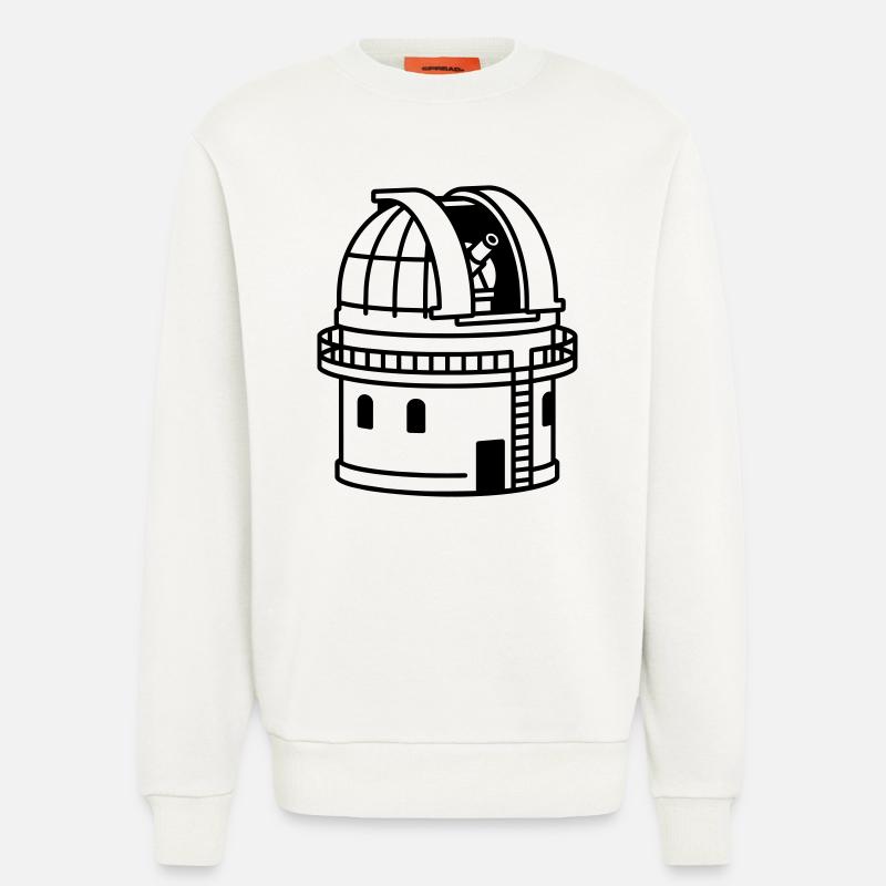 Observatory - Sweatshirt - made by SPREAD  - OFF WHITE