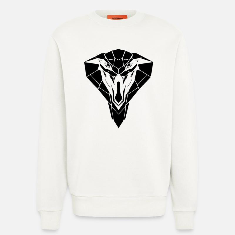 Cobra Style – Danger & Elegance - Sweatshirt - made by SPREAD  - OFF WHITE