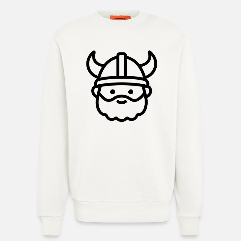 Wikinger - Sweatshirt - made by SPREAD  - OFF WHITE