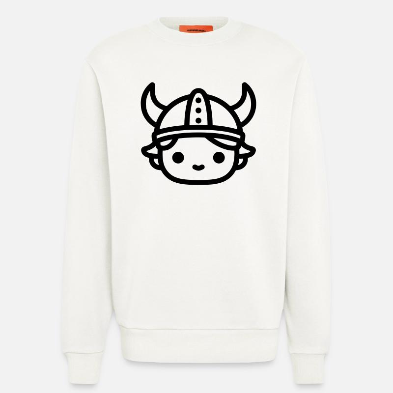 Wikinger - Sweatshirt - made by SPREAD  - OFF WHITE
