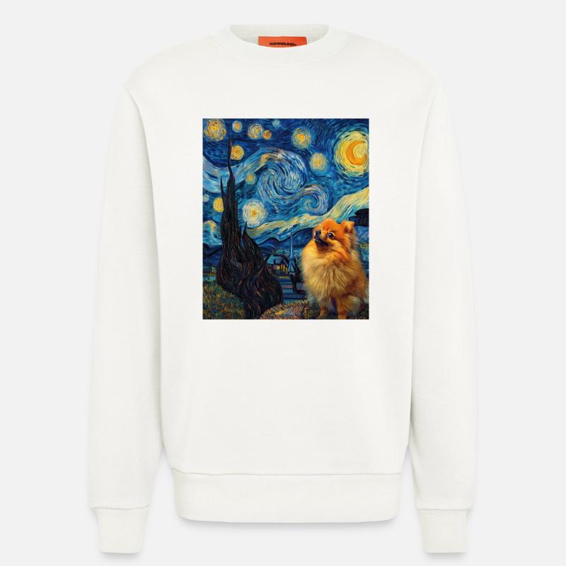 Zwergspitz Spitz Pomeranian - Sweatshirt - made by SPREAD - OFF WHITE