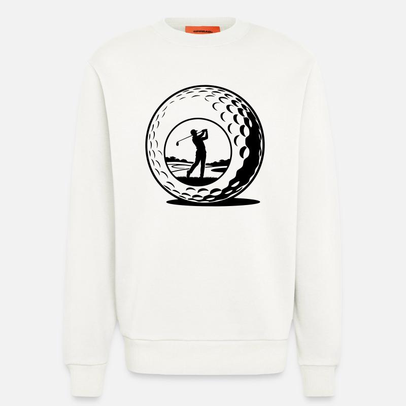 Golfball - Sweatshirt - made by SPREAD  - OFF WHITE