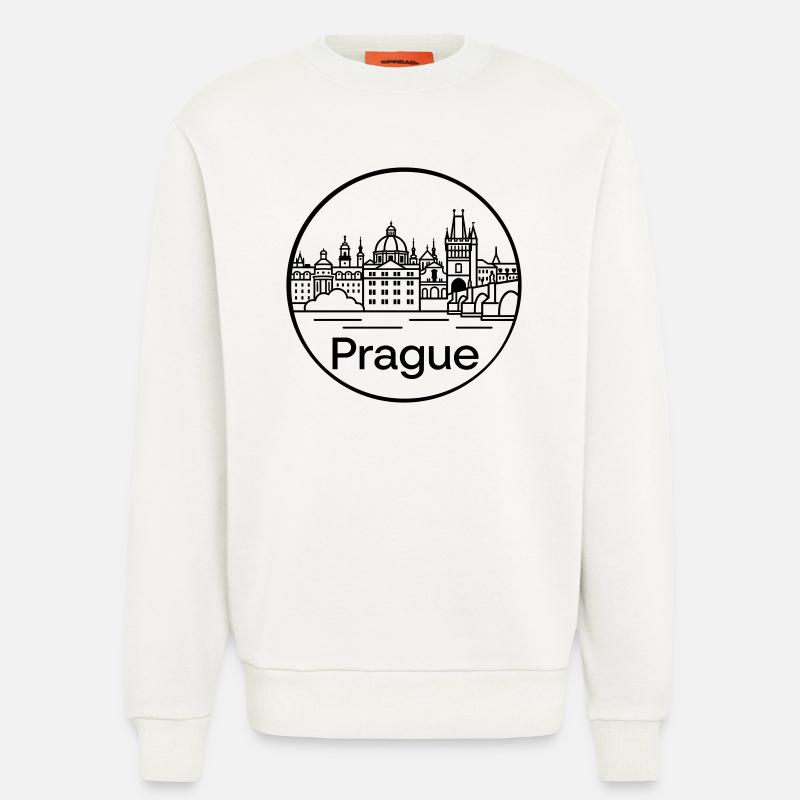 Prague - Sweatshirt - made by SPREAD - OFF WHITE