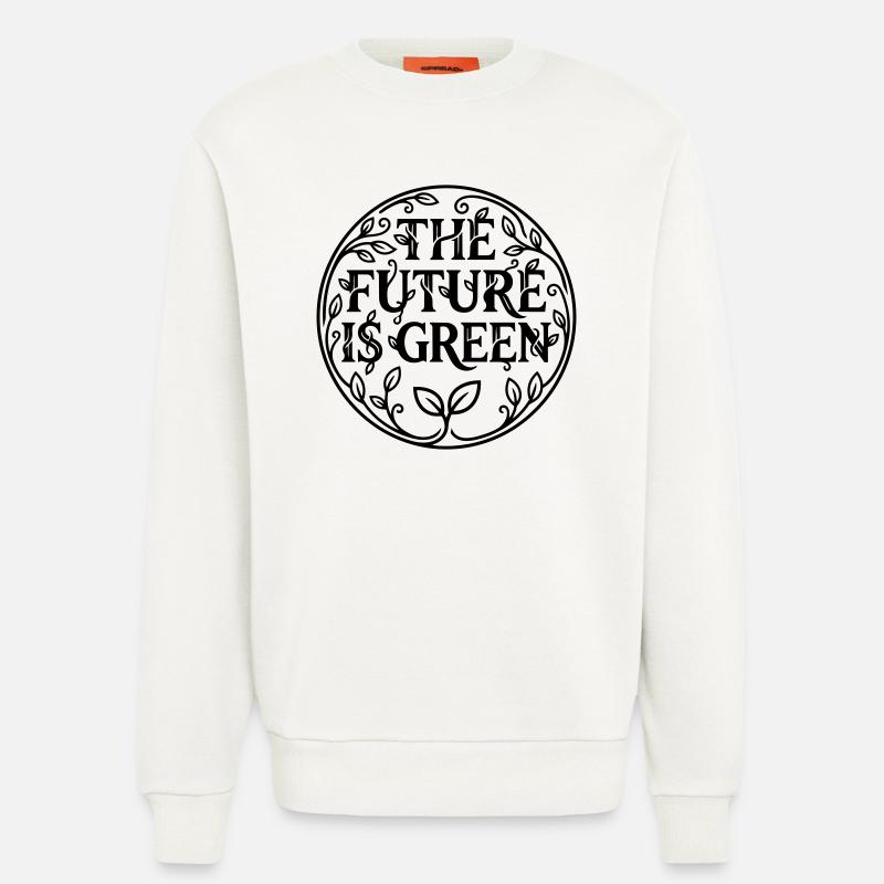 Green future - Sweatshirt - made by SPREAD - OFF WHITE