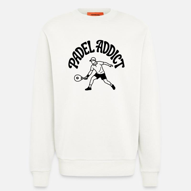 padel player - Sweatshirt - made by SPREAD  - OFF WHITE