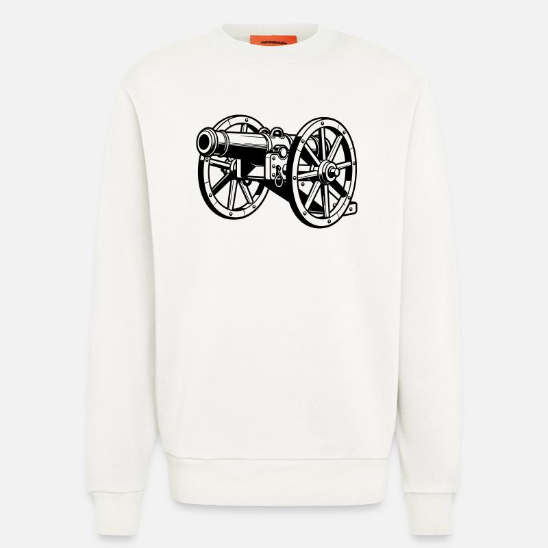 Kanone - Sweatshirt - made by SPREAD  - OFF WHITE