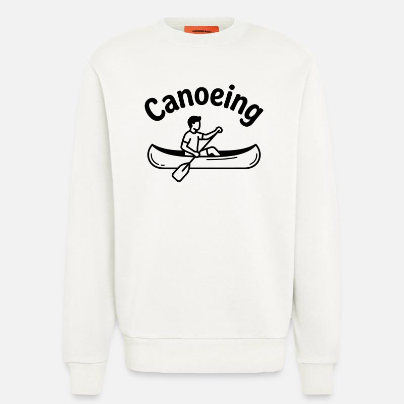 Canoeing - Sweatshirt - made by SPREAD - OFF WHITE