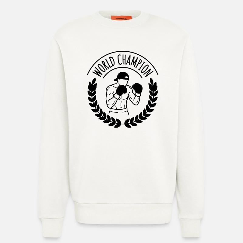 Boxen - Sweatshirt - made by SPREAD  - OFF WHITE