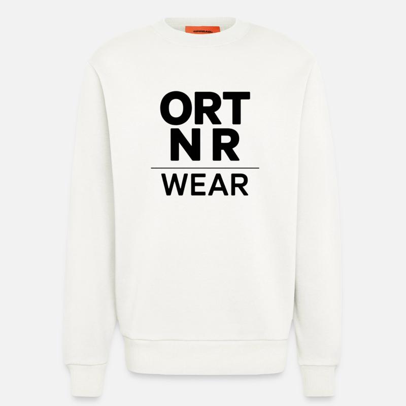 Logo Simple - Sweatshirt - made by SPREAD - OFF WHITE