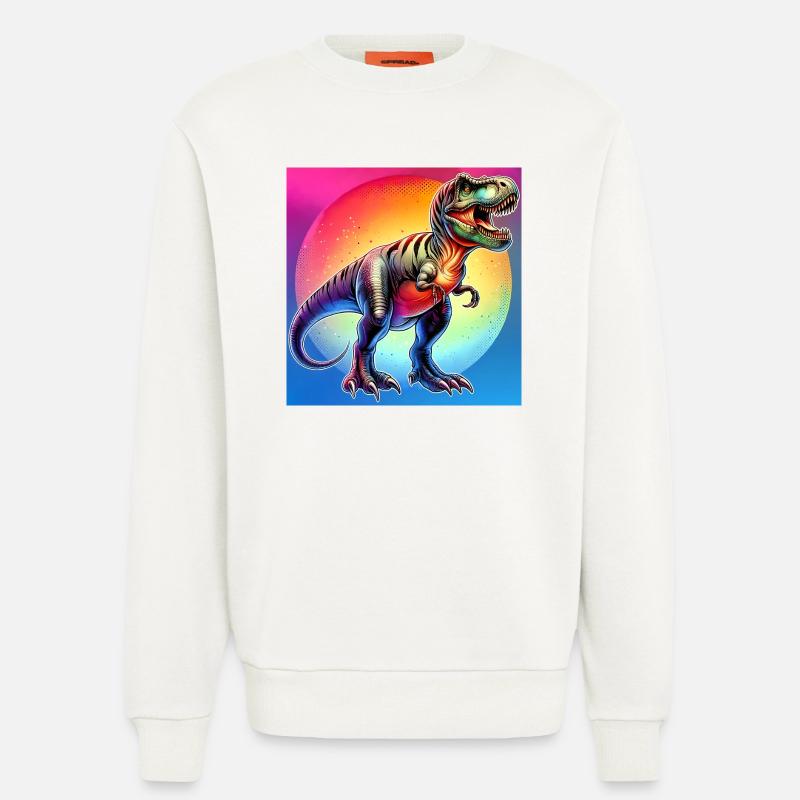 Dinosaurier - Sweatshirt - made by SPREAD - OFF WHITE