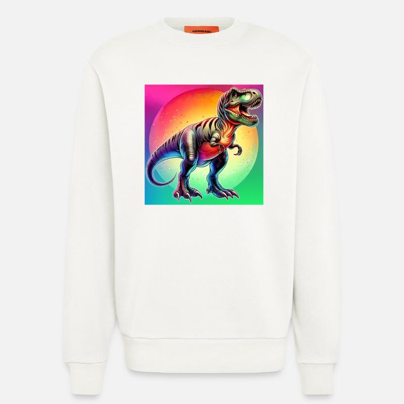 Dinosaurier - Sweatshirt - made by SPREAD  - OFF WHITE