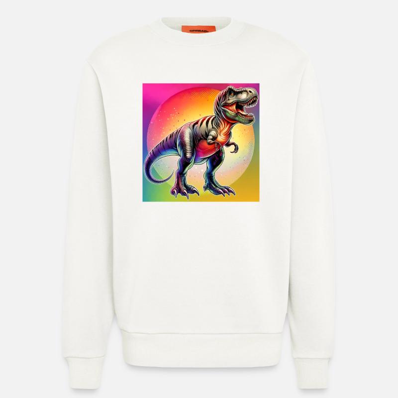 dinosaur - Sweatshirt - made by SPREAD - OFF WHITE