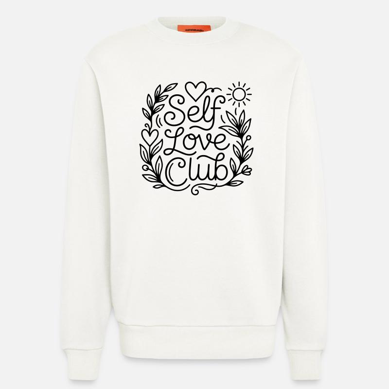 Self love - Sweatshirt - made by SPREAD  - OFF WHITE