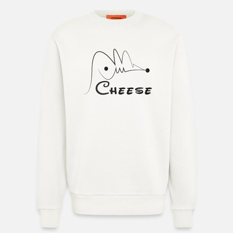 Hasan Mouse Calligraphy - Sweatshirt - made by SPREAD - OFF WHITE