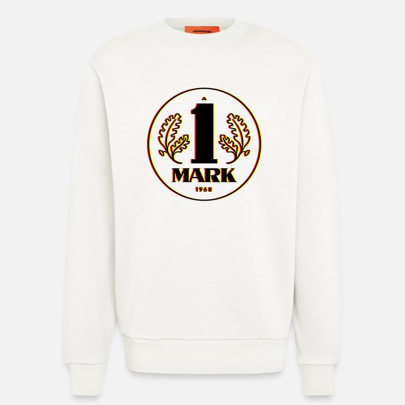 Ostmark 3D Schwarz Rot Gold - Sweatshirt - made by SPREAD - OFF WHITE