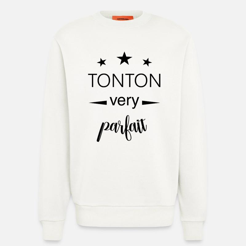 Perfekter Onkel / Onkel Geschenk - Sweatshirt - made by SPREAD  - OFF WHITE