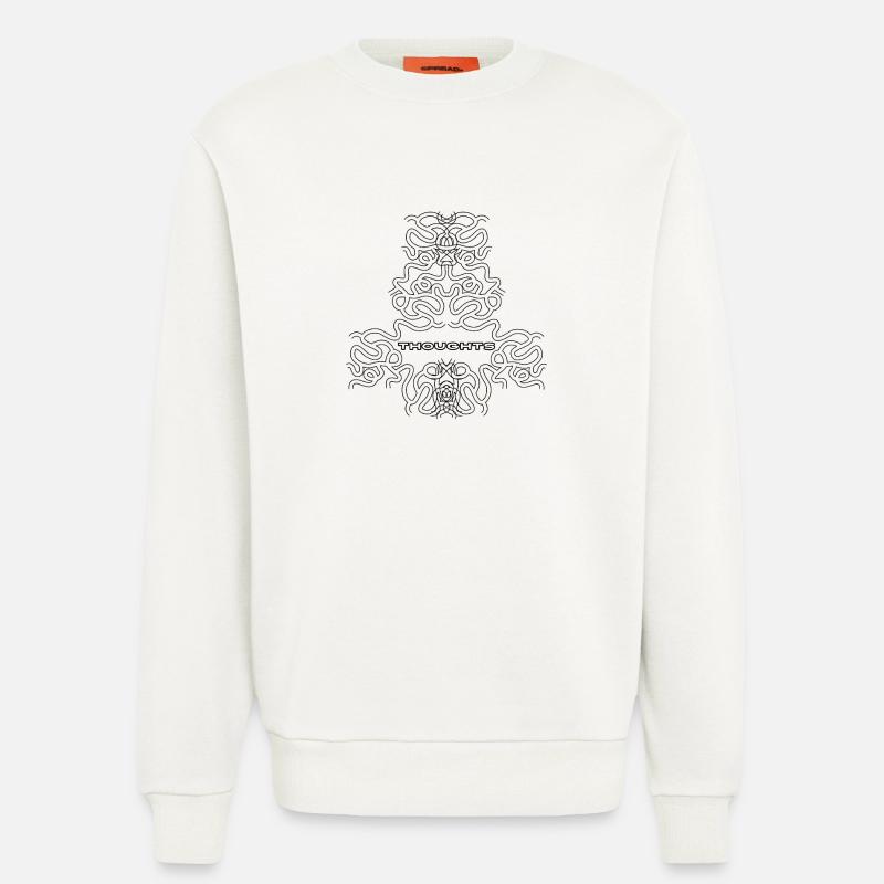 Thoughts - Sweatshirt - made by SPREAD - OFF WHITE