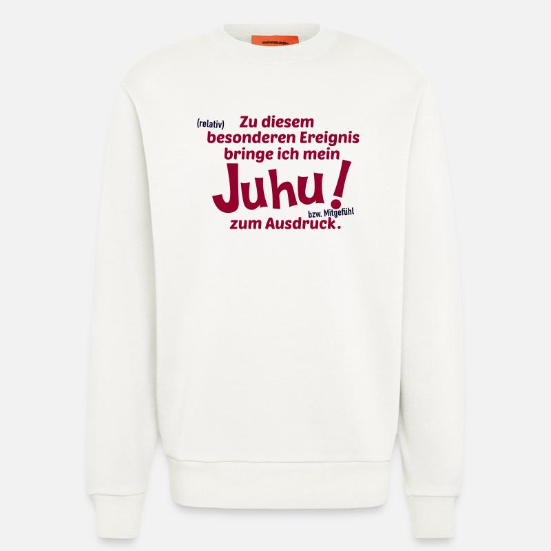 Allgemeines Ereignis - Sweatshirt - made by SPREAD  - OFF WHITE