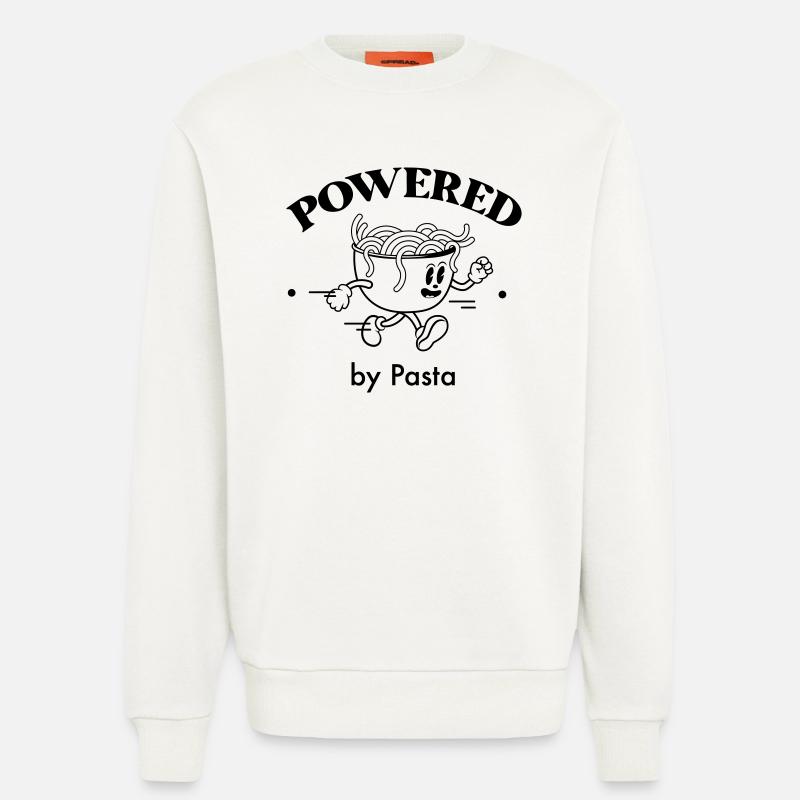 Pâtes millésimées - Sweat bio décontracté fabriqué en UE - OFF WHITE