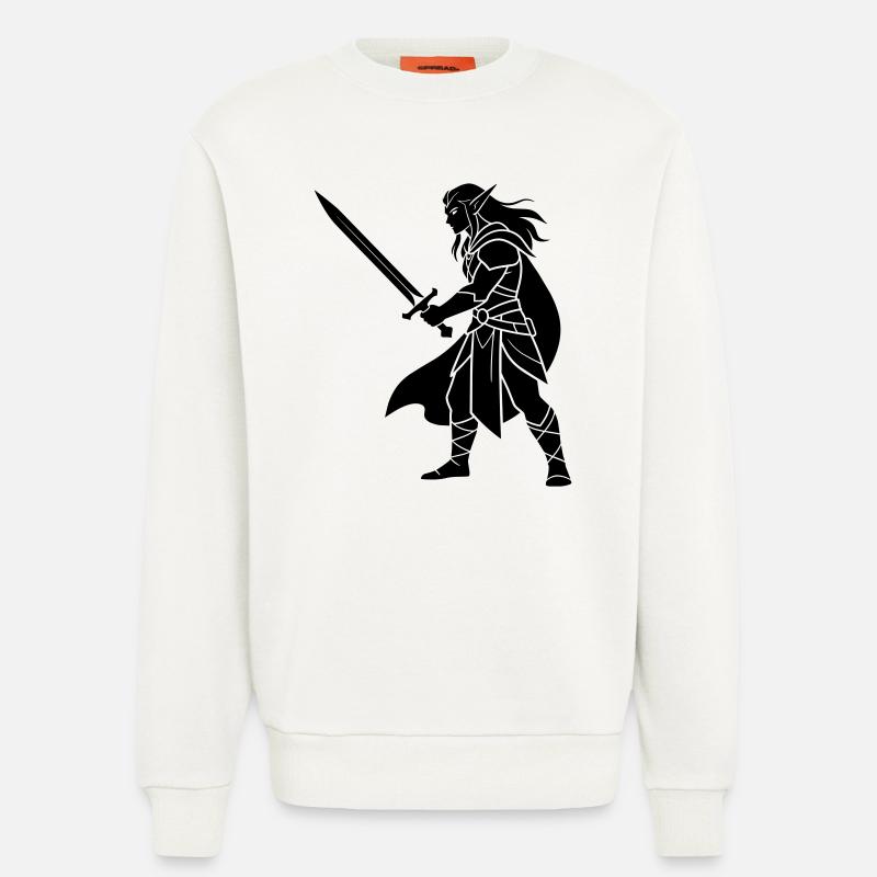 Dunkler Elf - Sweatshirt - made by SPREAD  - OFF WHITE