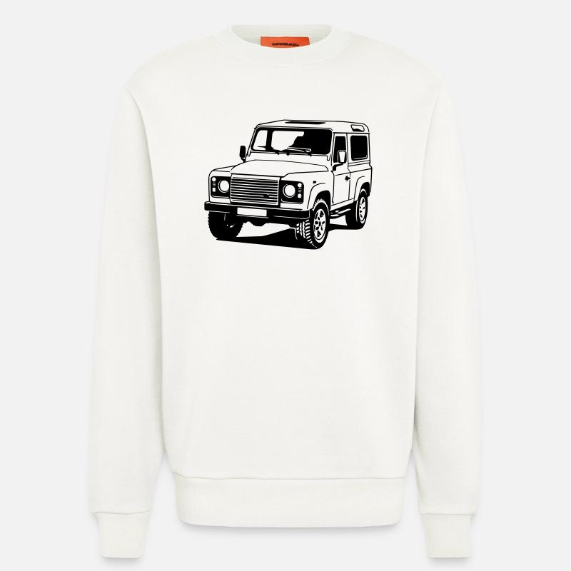 Defender - Sweatshirt - made by SPREAD  - OFF WHITE