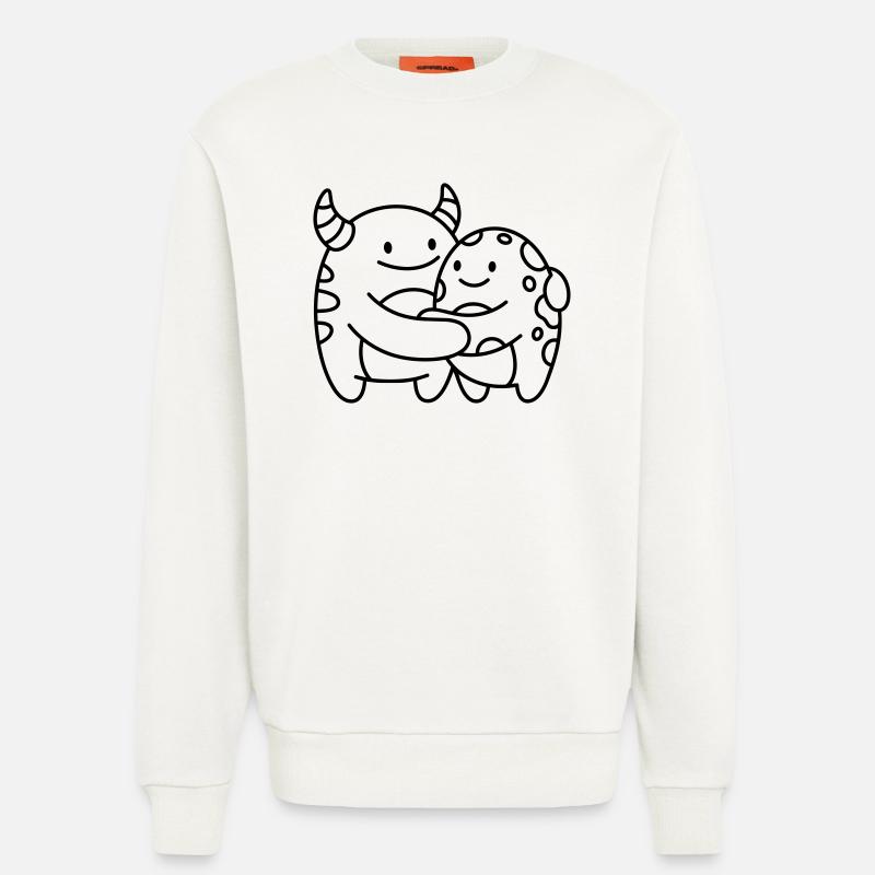 Monster - Sweatshirt - made by SPREAD  - OFF WHITE