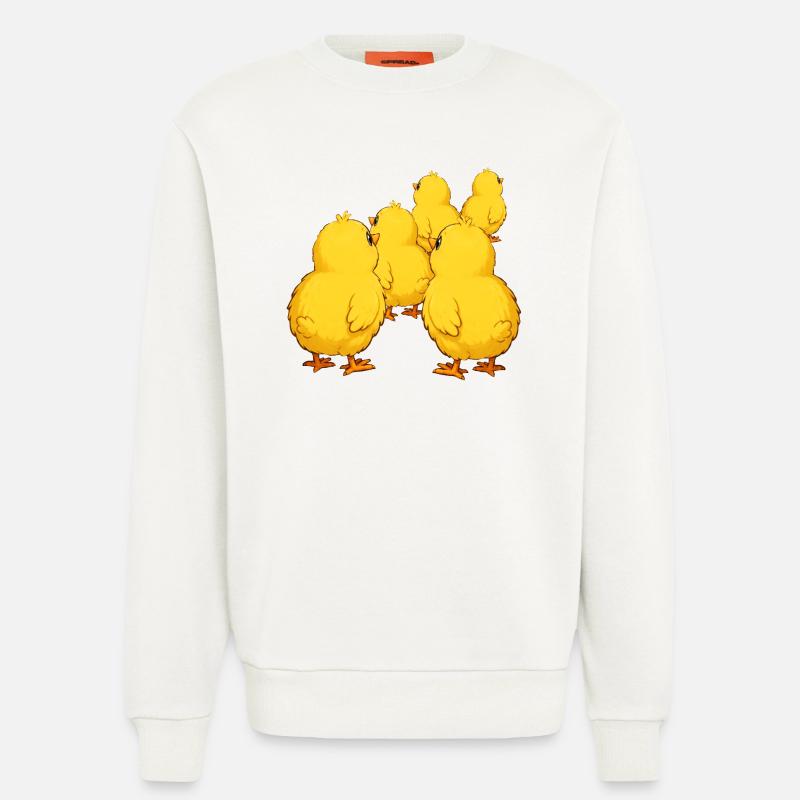 chick - Sweatshirt - made by SPREAD  - OFF WHITE