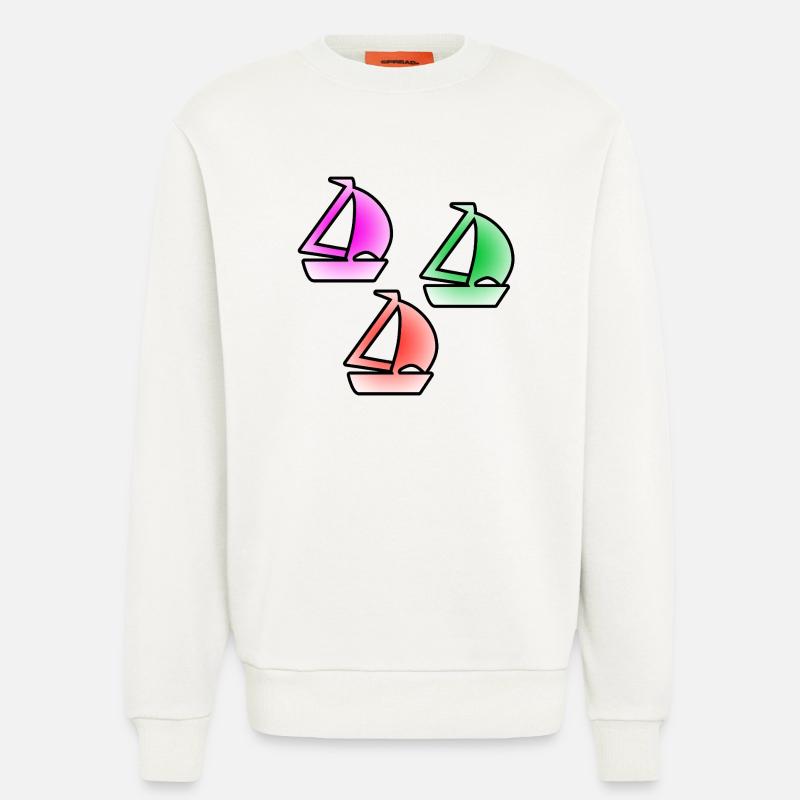 Sail - Sweatshirt - made by SPREAD - OFF WHITE