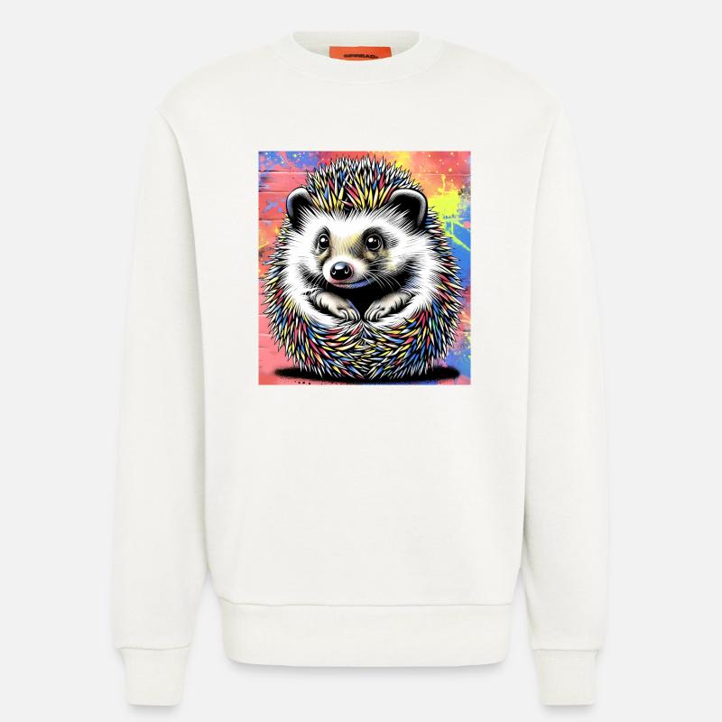 Igel - Sweatshirt - made by SPREAD  - OFF WHITE