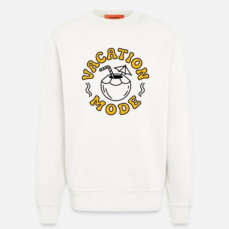 Urlaubsmodus - Sweatshirt - made by SPREAD  - OFF WHITE