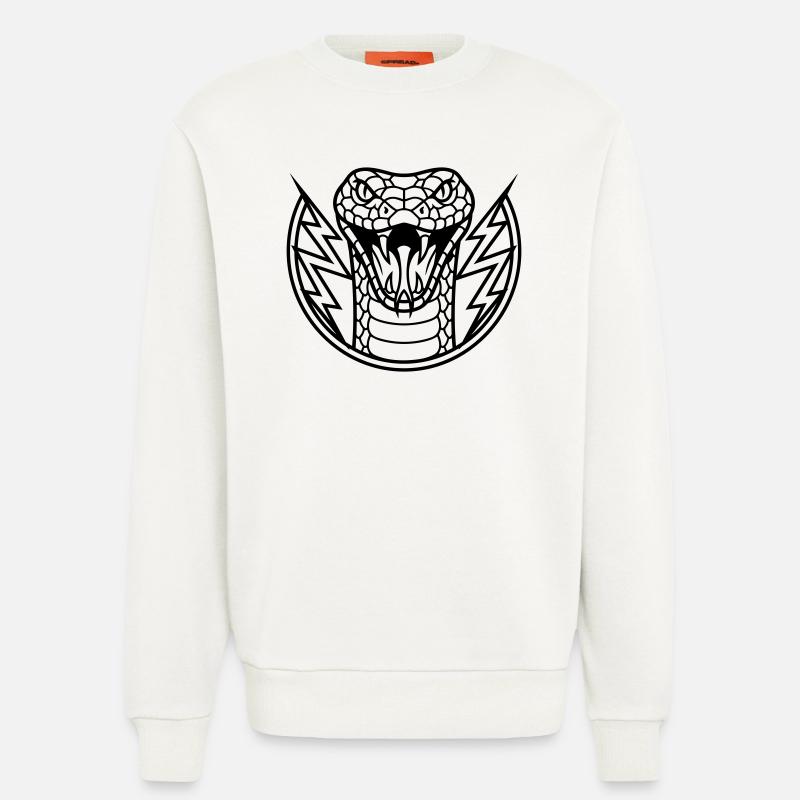 Anaconda - Sweatshirt - made by SPREAD  - OFF WHITE