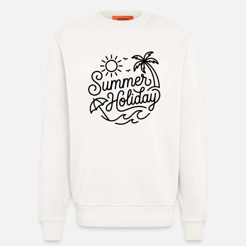 Sommerferien - Sweatshirt - made by SPREAD  - OFF WHITE