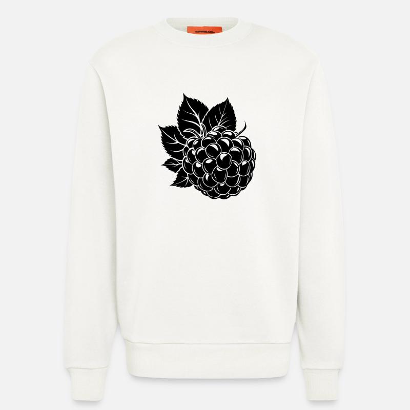 Brombeeren - Sweatshirt - made by SPREAD  - OFF WHITE