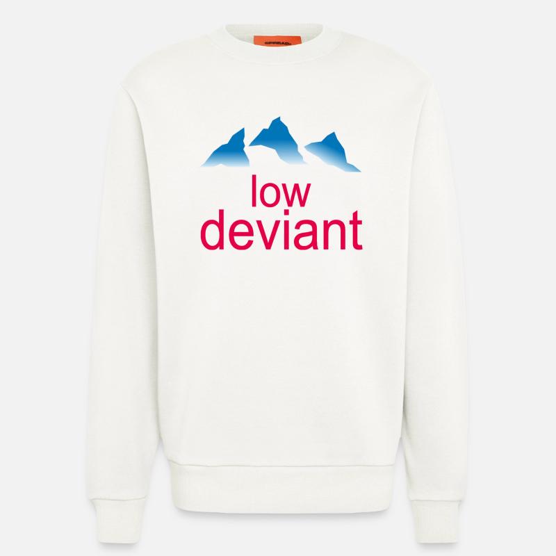 Low Deviant - Sweat bio décontracté fabriqué en UE - OFF WHITE