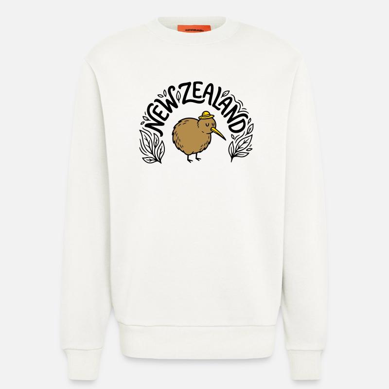 Neuseeland - Sweatshirt - made by SPREAD - OFF WHITE