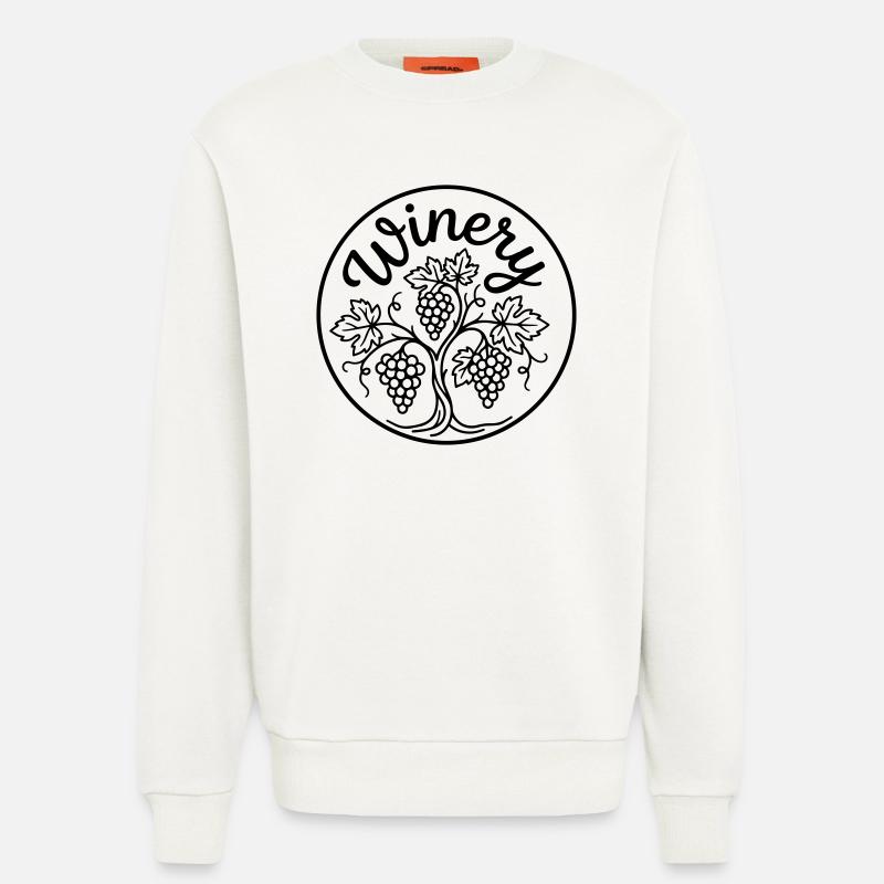 vineyard - Sweatshirt - made by SPREAD - OFF WHITE