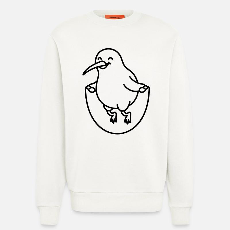 Kiwibird - Sweatshirt - made by SPREAD - OFF WHITE