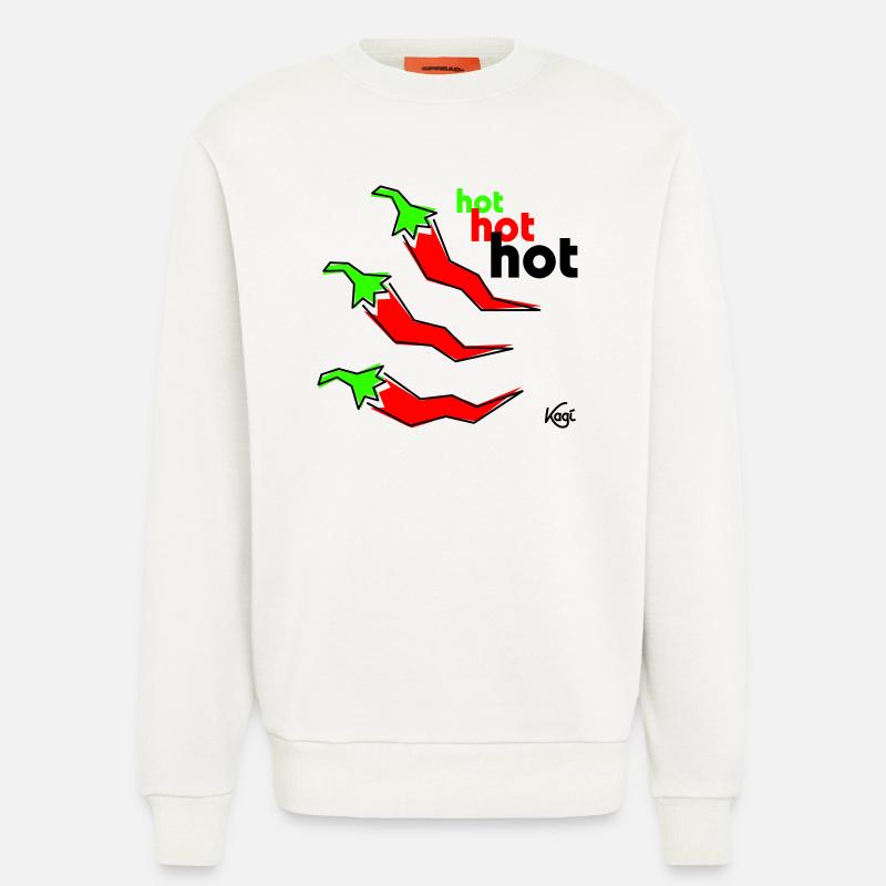 Pepperoni hot - Sweatshirt - made by SPREAD  - OFF WHITE