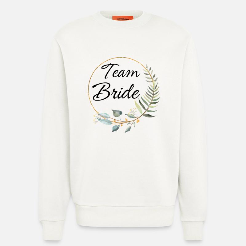 Team Bride Matching - Sweatshirt - made by SPREAD  - OFF WHITE