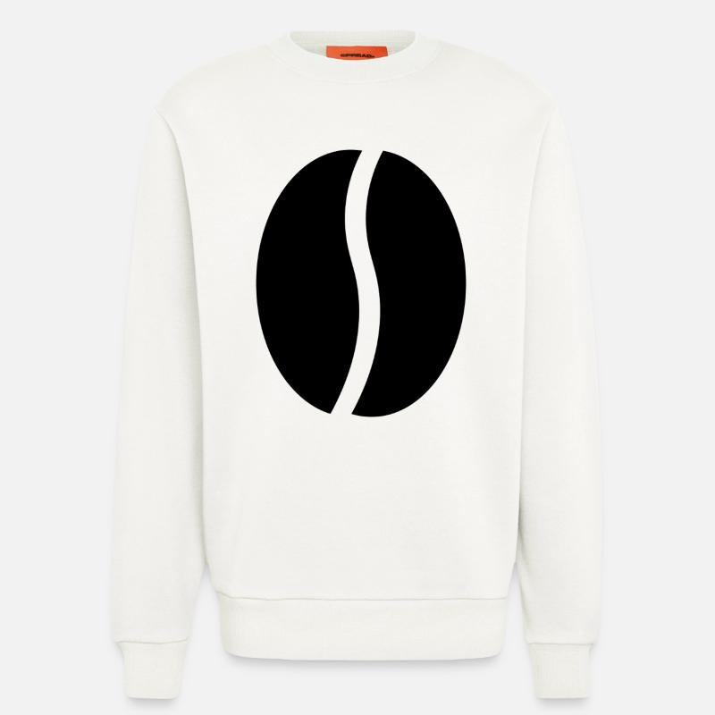 Kaffeebohnen - Sweatshirt - made by SPREAD  - OFF WHITE