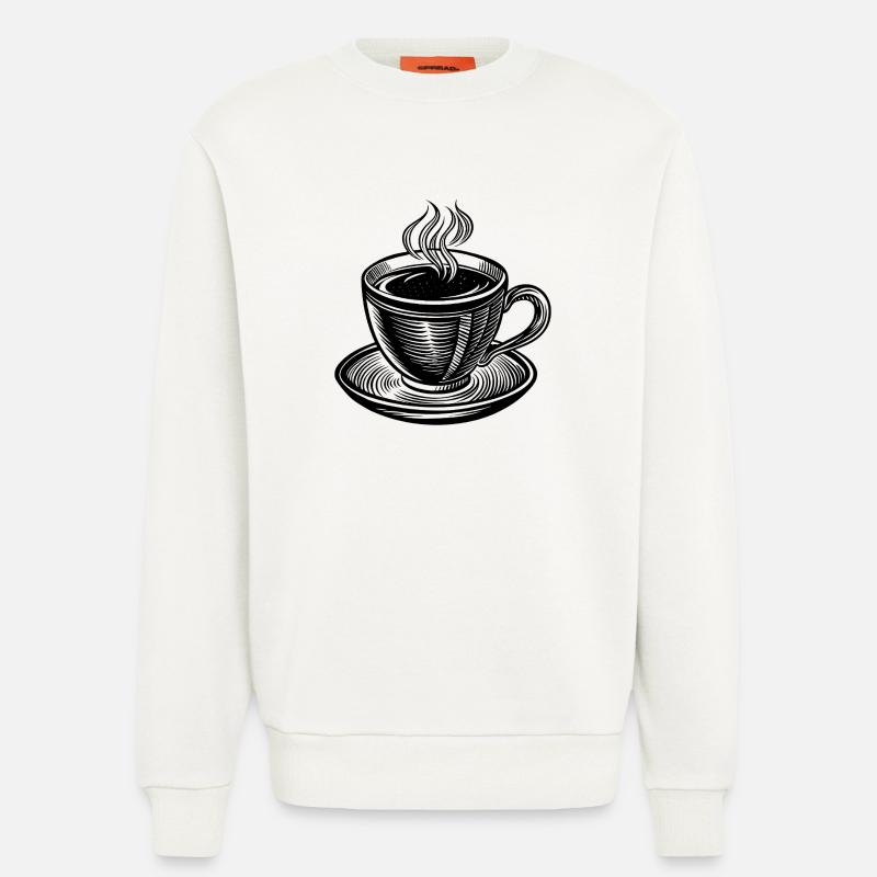 Coffee cup - Sweatshirt - made by SPREAD - OFF WHITE