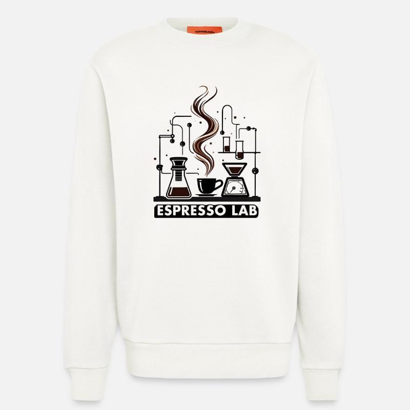 Espresso Lab Espresso Ritual - Sweatshirt - made by SPREAD  - OFF WHITE