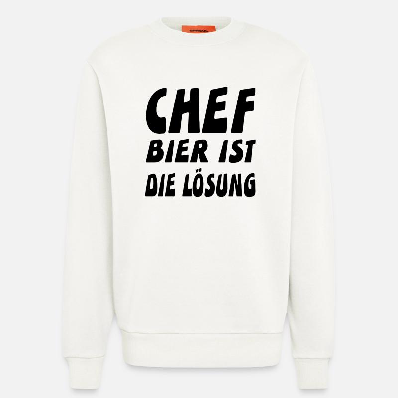Chef - Sweatshirt - made by SPREAD  - OFF WHITE