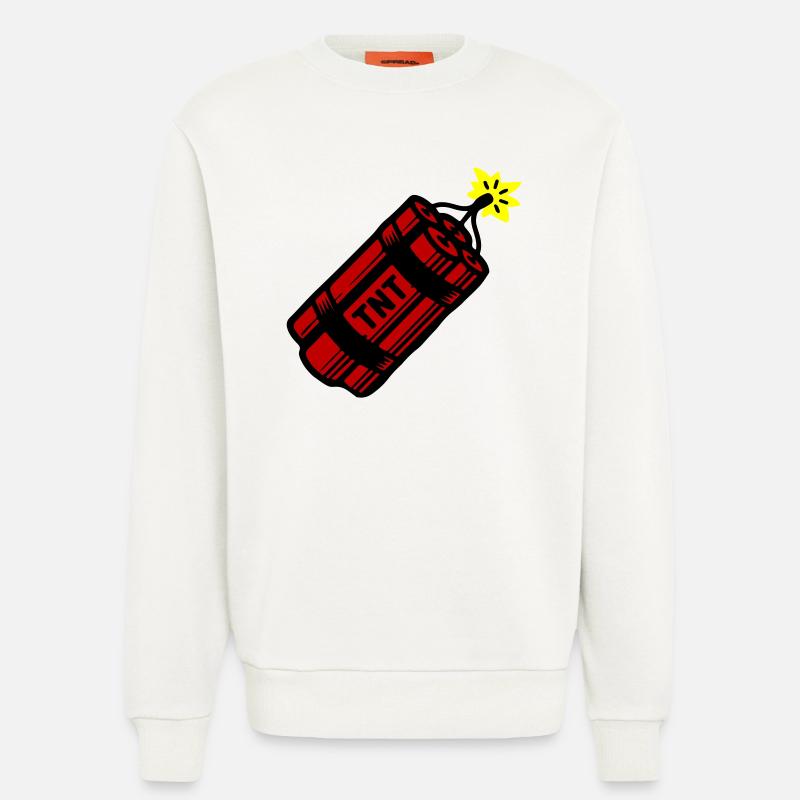 Dynamit Tnt - Sweatshirt - made by SPREAD - OFF WHITE