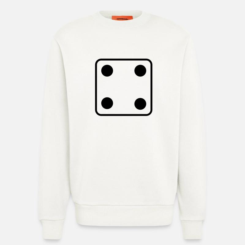 Dit - Sweat bio décontracté fabriqué en UE - OFF WHITE