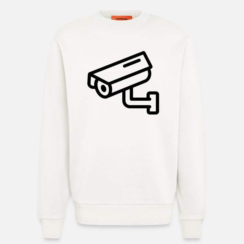 caméra de surveillance - Sweat bio décontracté fabriqué en UE - OFF WHITE